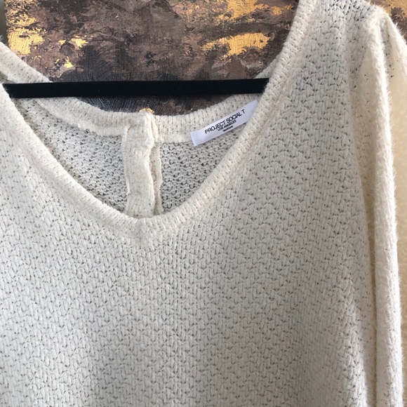 NWOT Project Social T Harlow Chenille Sweater - Picture 6 of 6